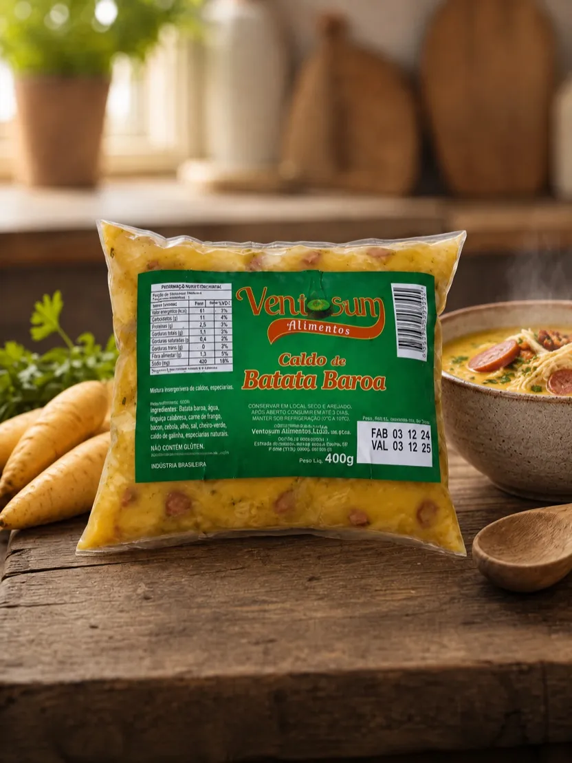 Caldo de batata baroa