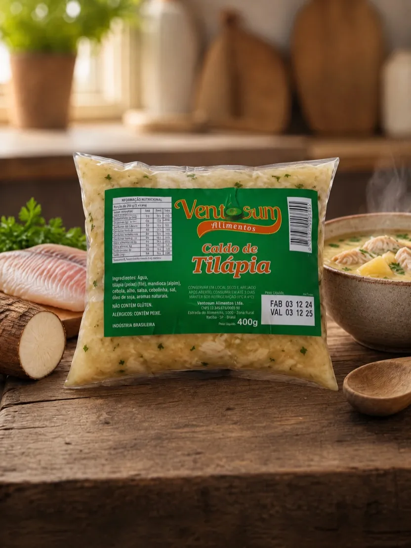 Caldo de tilápia