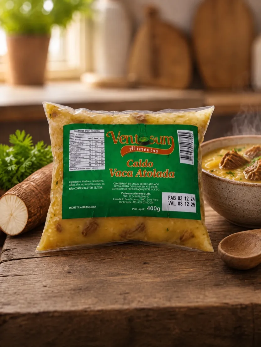 Caldo vaca atolada