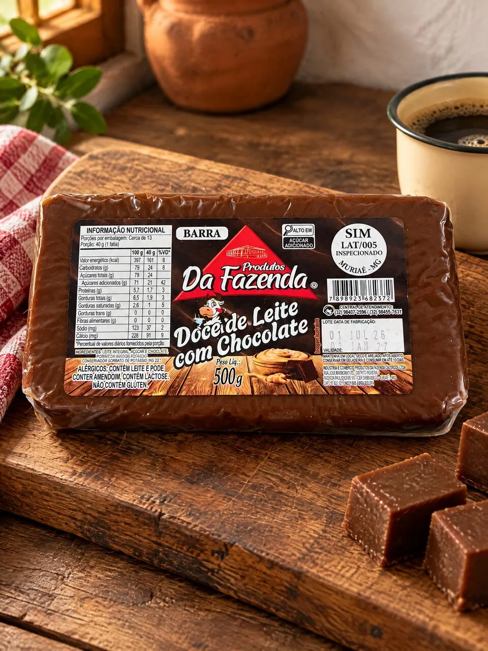 Doce de leite com chocolate