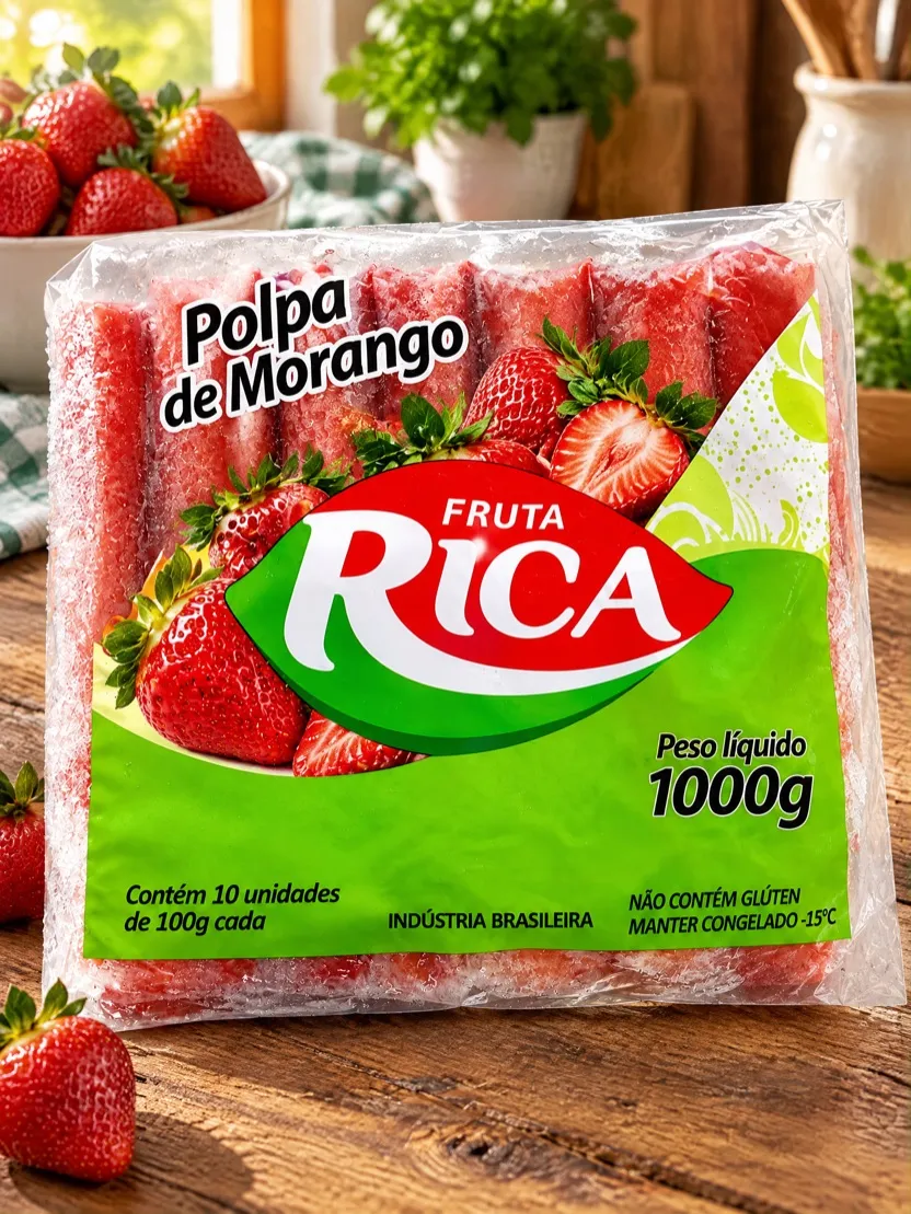 Polpa de morango