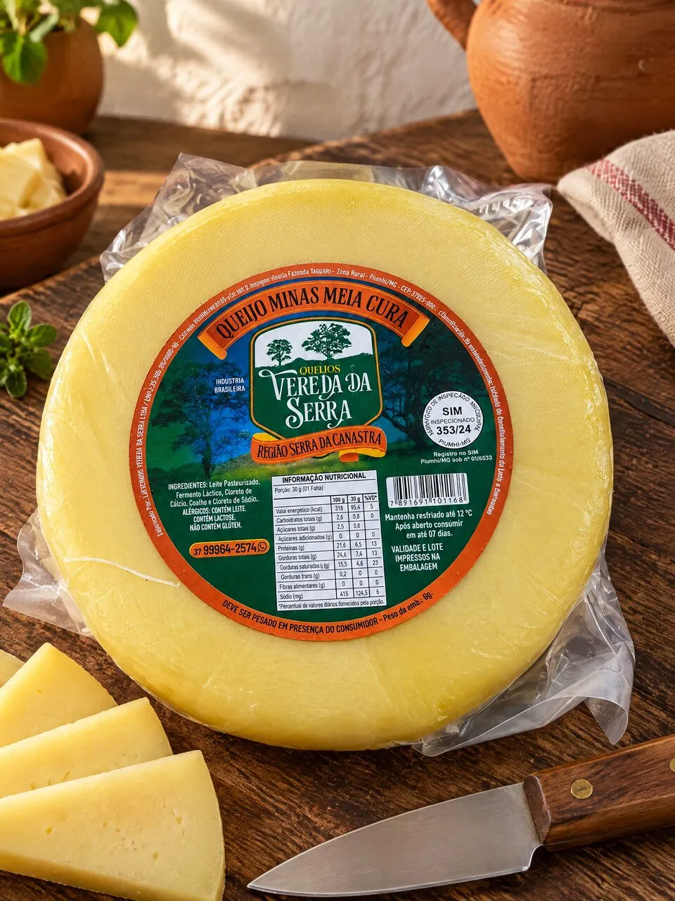 Queijo meia cura da Vereda
